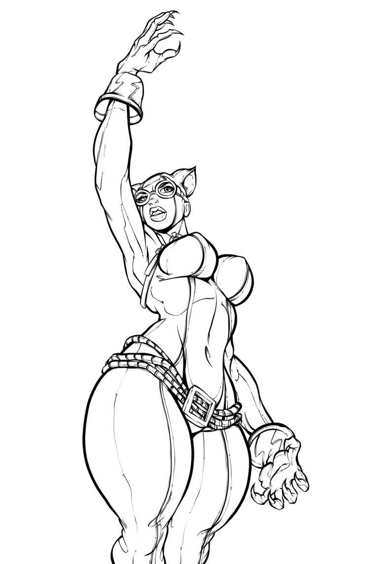 10 Fan-Art Catwoman Ink