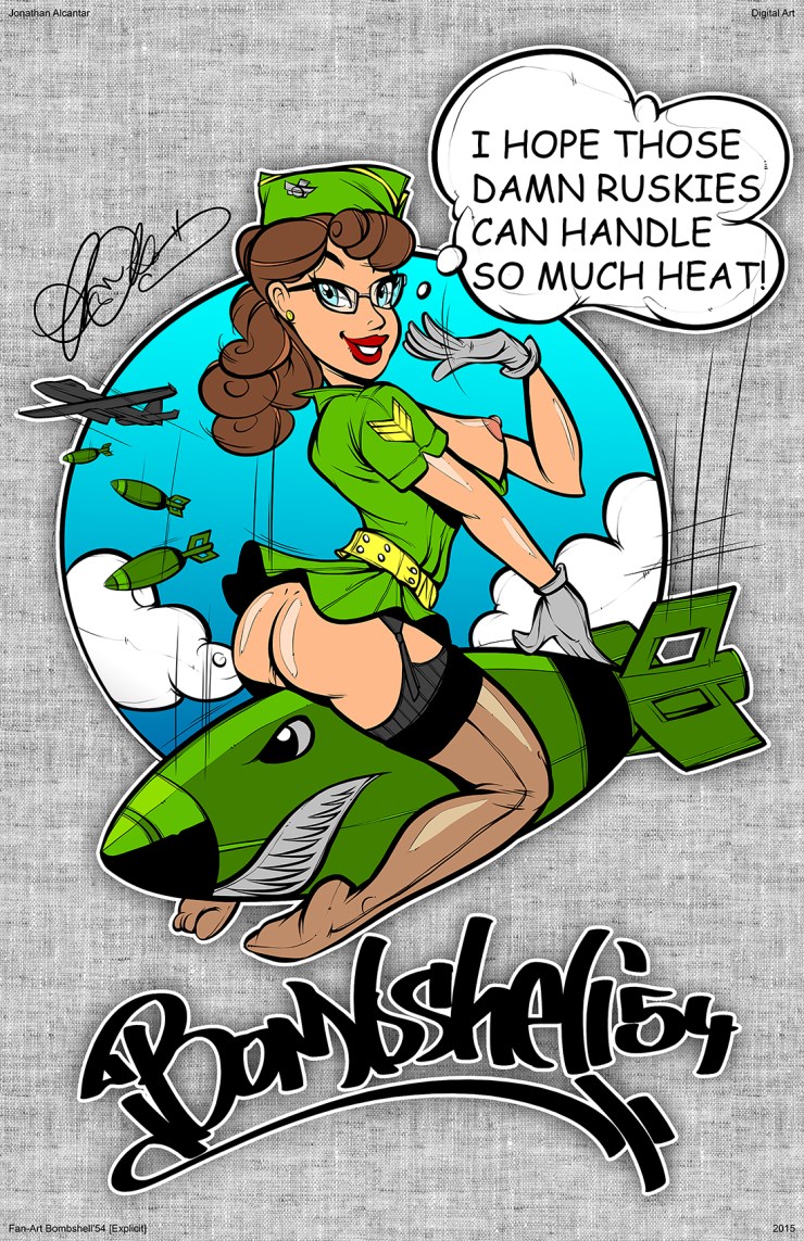 11 Fan-Art Bombshell'54 [Explicit] Full-Color 11x17