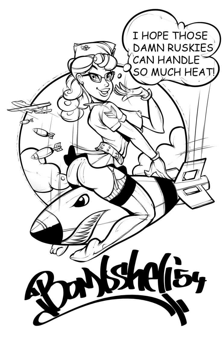 15 Fan-Art Bombshell'54 [Explicit] Ink
