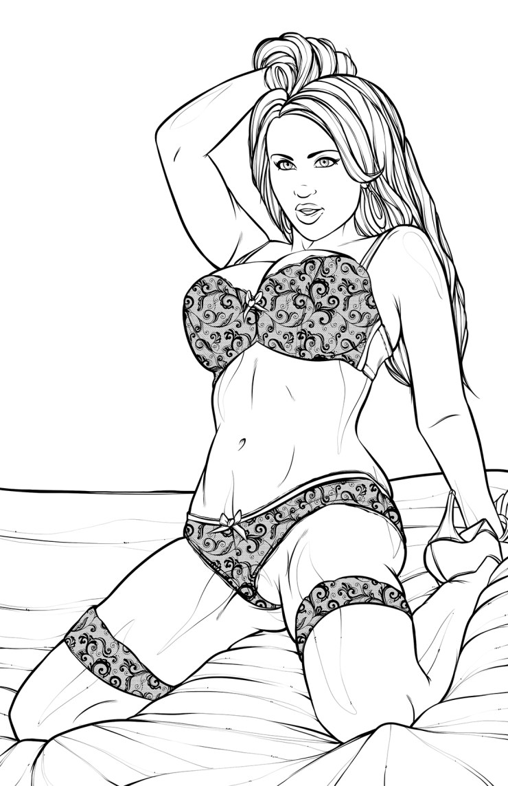 19 Kneel-Back [Textured] Ink