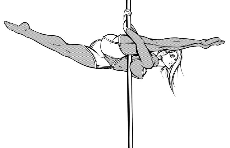 26 Pole-Art1 [Texture-Explicit] Ink