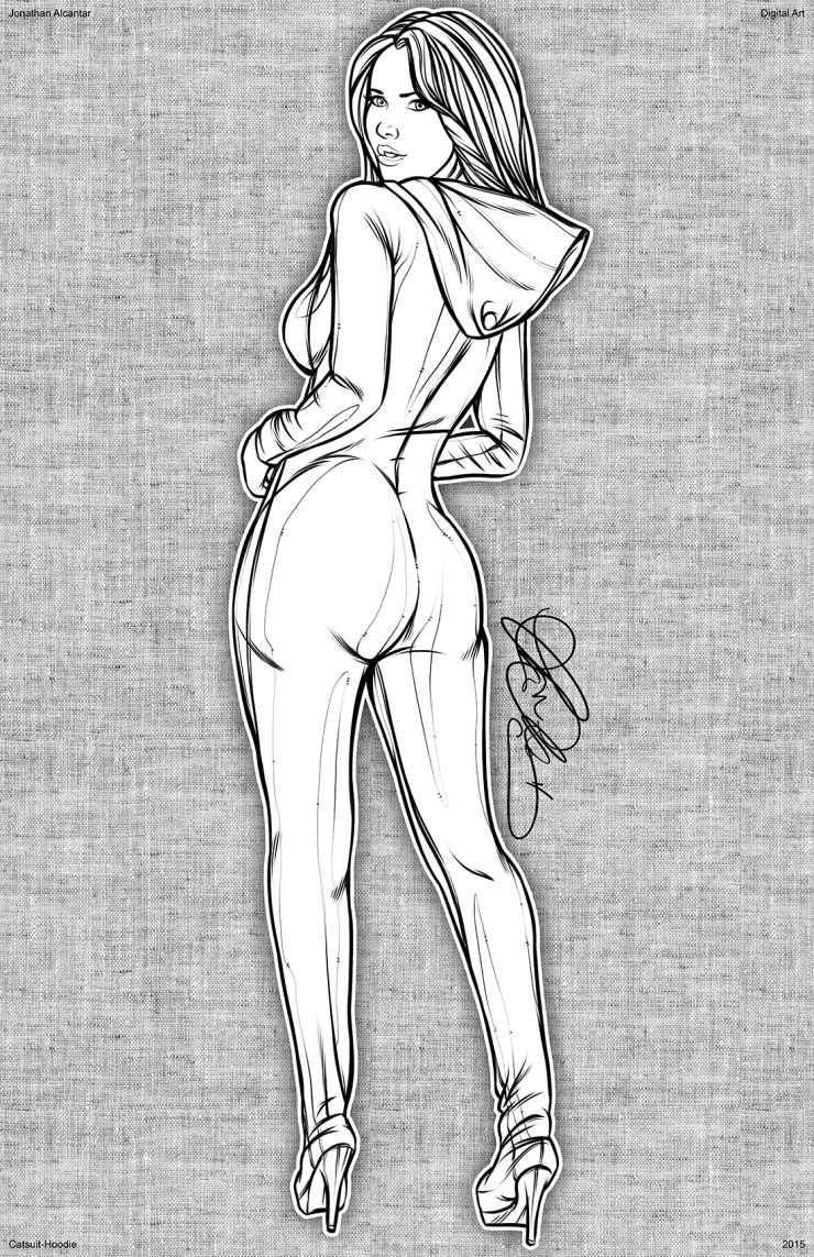 4 Catsuit-Hoodie Ink 11x17