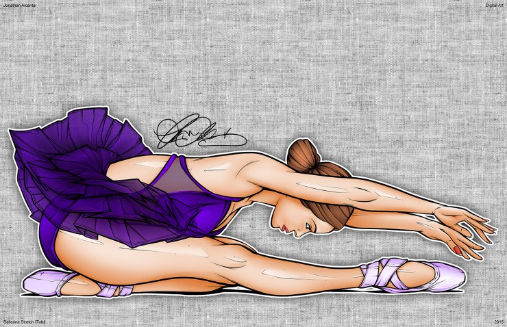 48 Ballerina Stretch [Tutu] Full-Color 17x11