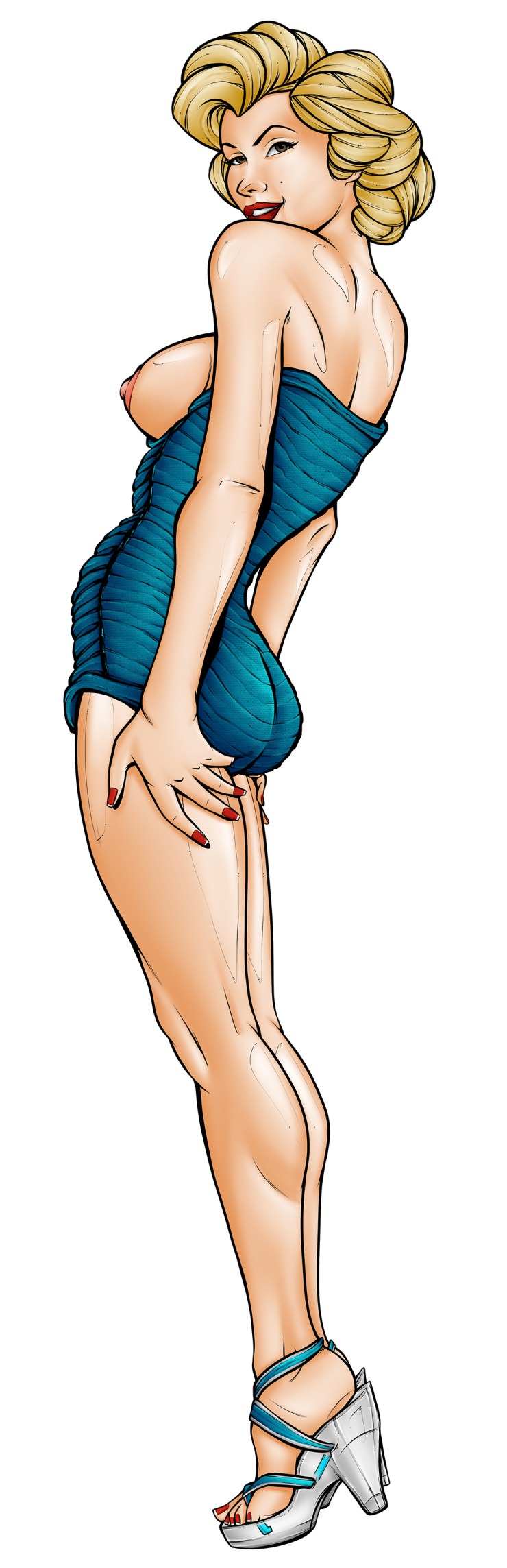 67 Marilyn Monroe Mini-Dress [Explicit] Full-Color