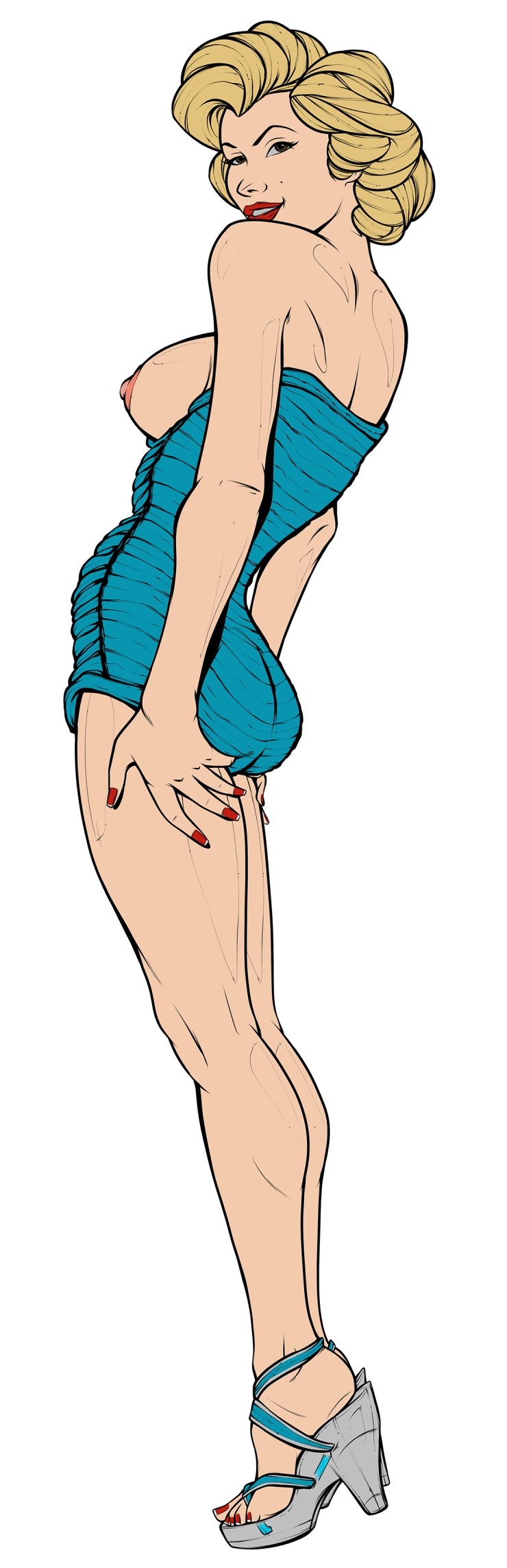 68 Marilyn Monroe Mini-Dress [Explicit] Flat