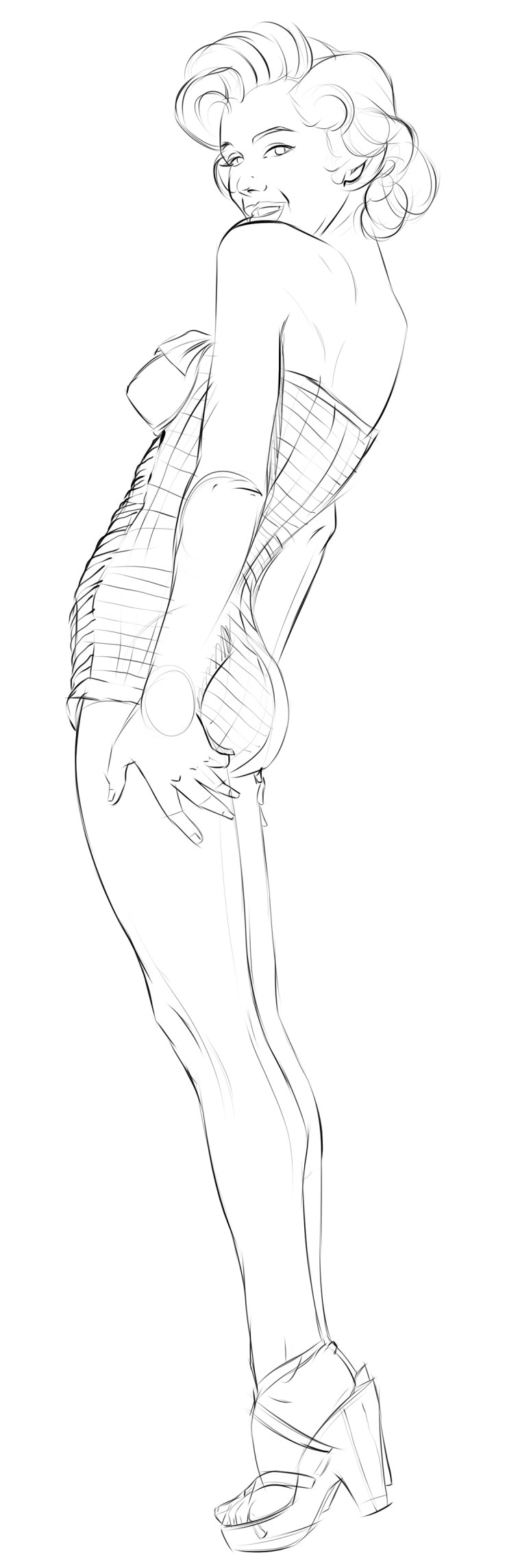 76 Marilyn Monroe Sketch